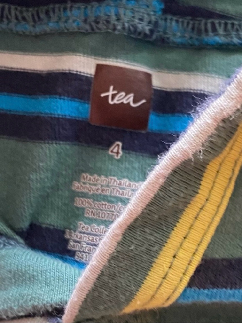 Tea Collection Happy Hoodie size 4 - Picture 5 of 7